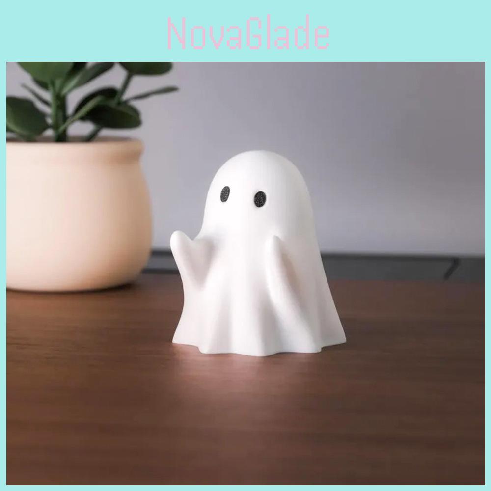 Ghost Pen Holder Office Decor Cute Resin Halloween Gift For Desk Organization