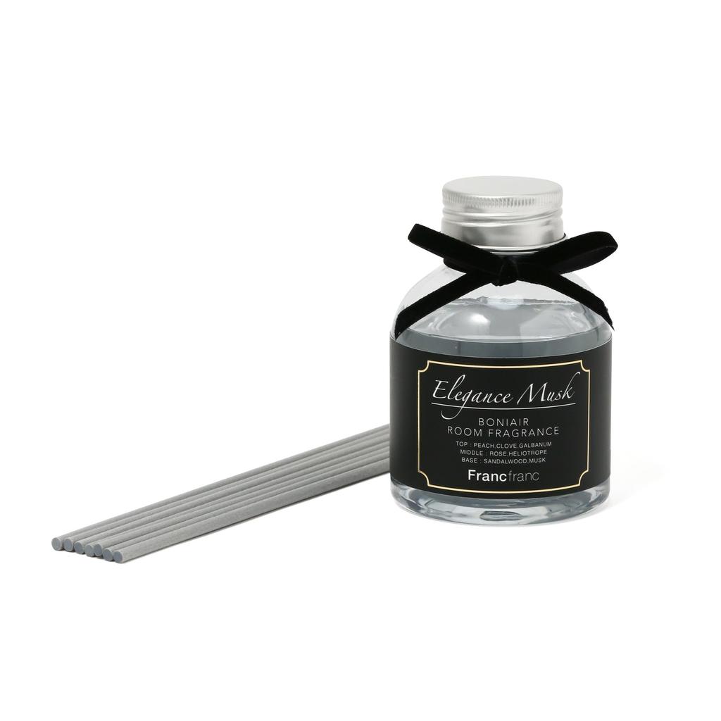 Francfranc Bonnier Deodoryzujący Zapach do Pokoju Czarny, (Eleganckie Piżmo)