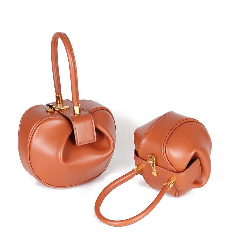 Bag Women's New Niche Design Large Capacity Women's High-end Leather Handbag Single Shoulder Armpit Bag Spring and Summer Women