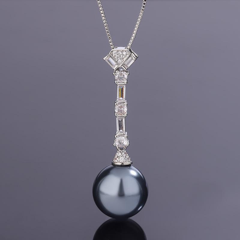 Jewelry Copper Bottom Gold Plated Pearl Tassel Women'S Set 14Mm12Mm