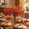 Fall Decor for Offices Artificial Flowers Indoor Outdoor Decor, Weatherproof Autumn Floral with Flexible Stems Arrangements Home Office Table