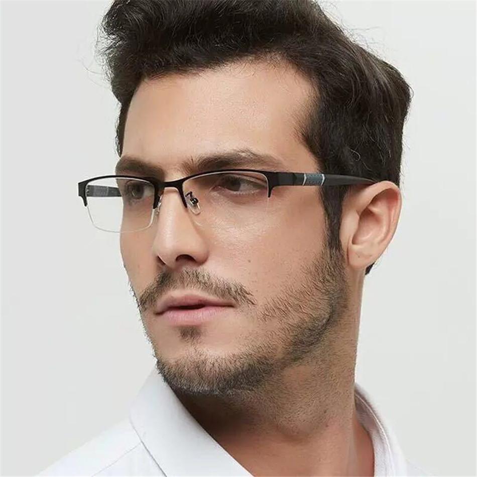 Presbyopia Eyeglasses Business Male Presbyo-pic Eyeglasses Men Women Premium Grade Half-frame Diopter G+lasses +10 15 20 25 30 35