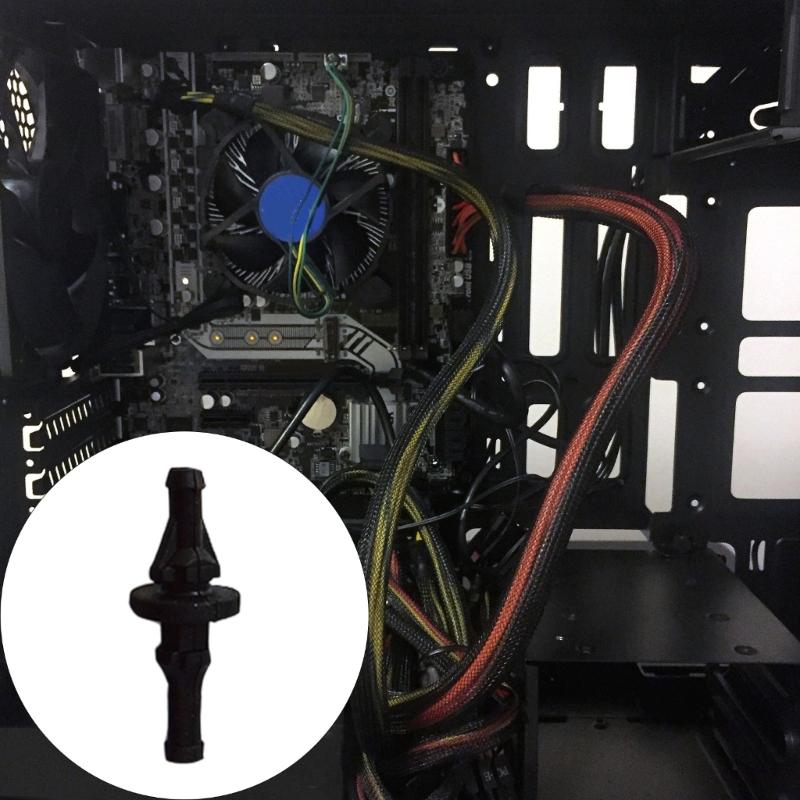 Elastics Fan Dampening Pad Screwless Computer Cooling Mounts Universal Vibration Reductions Rubber Fasteners