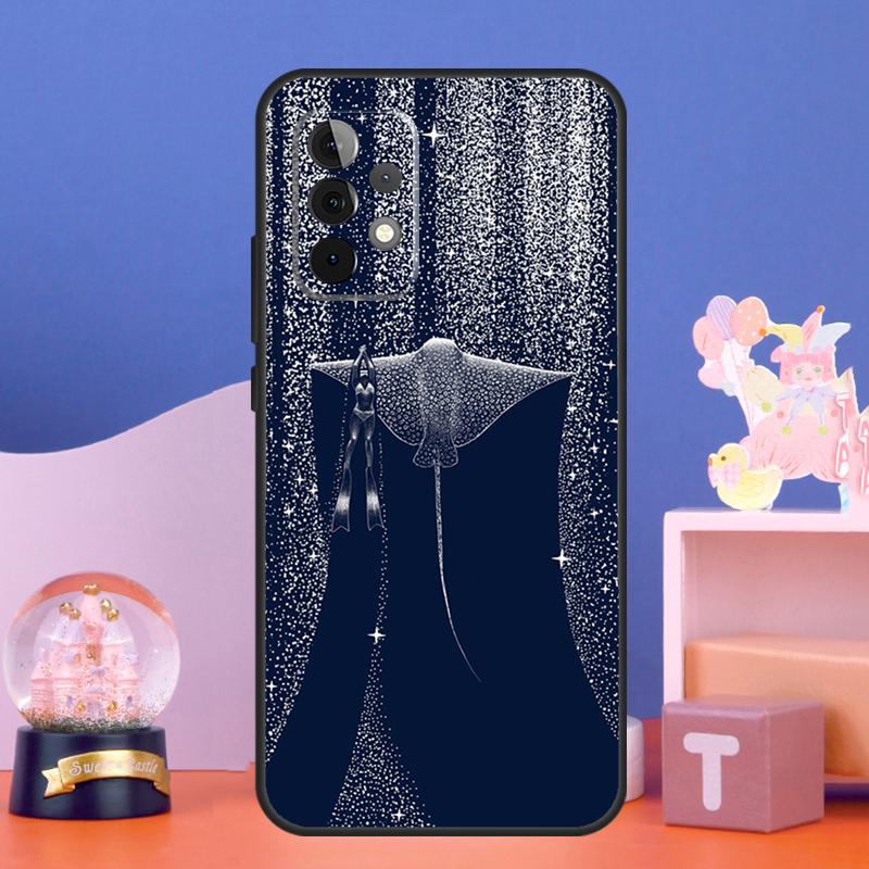 

Starry Orca Whale Shark Case For Samsung Galaxy A54 A34 A24 A14 A53 A33 A13 A52 A32 A22 A12 A71 A51 A15 A25 Cover Samsung A23