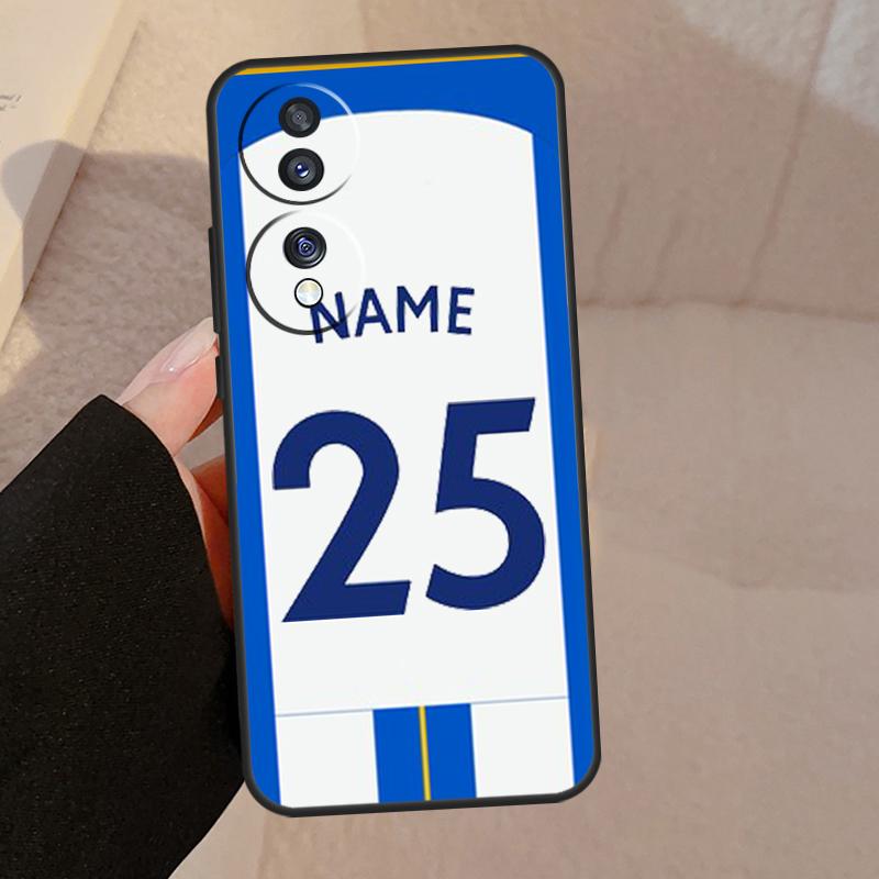 Чехол с именем и номером на заказ для Honor Magic 5 Lite Pro 50 70 90 8X 9X X6 X7 X8 X9 Honor X6a X7a X8a X9a X9b Honor 50
