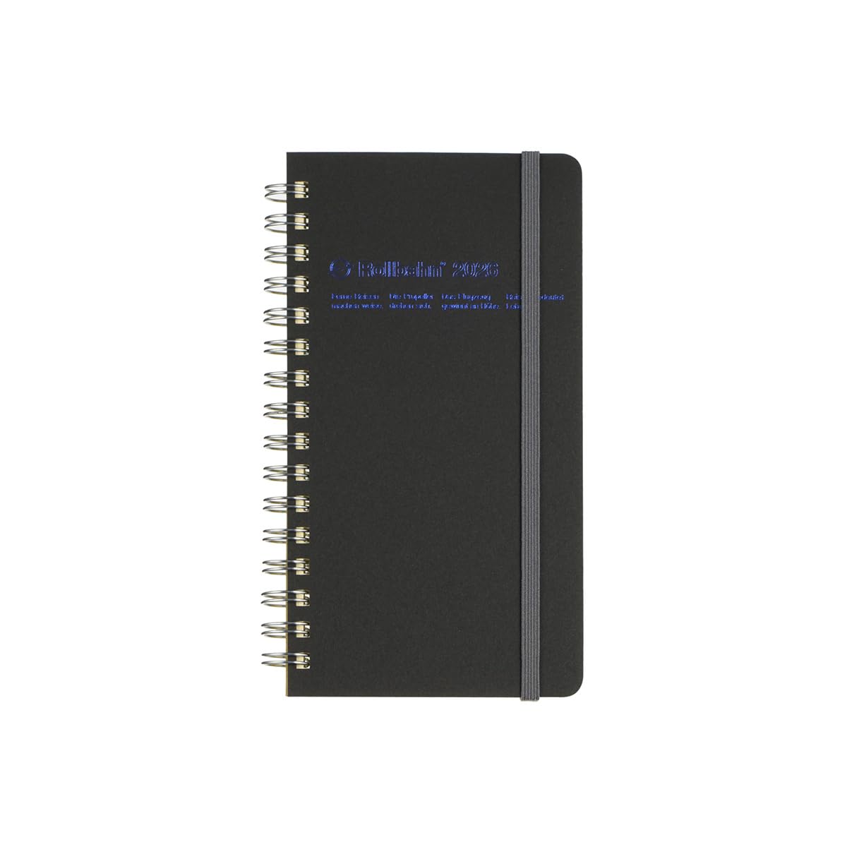 

[Delfonics Planner 2026 Edition / Starting October 2025] Rollbahn Diary Homme Slim Monthly Planner (Black)