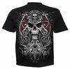 Spiral Reapers Door (Unisex Black Short Sleeve TShirts) Medium