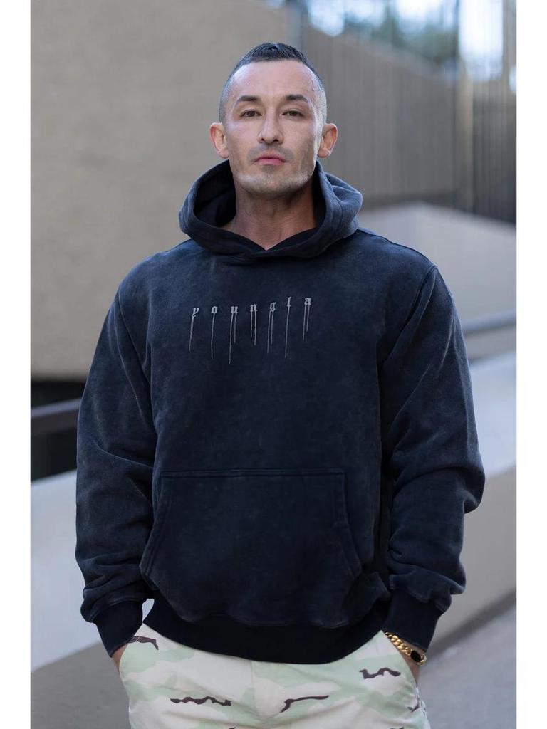 YOUNGLA Herr Trendig Huvtröja - Utomhus Löpning Casual Sportjacka