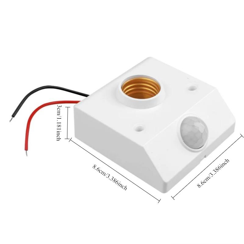 LED AC220V 110V 85-265V Automatic Human Body Infrared PIR Sensor Bulb Light E27 Base PIR Motion Detector Wall Lamp Holder Socket