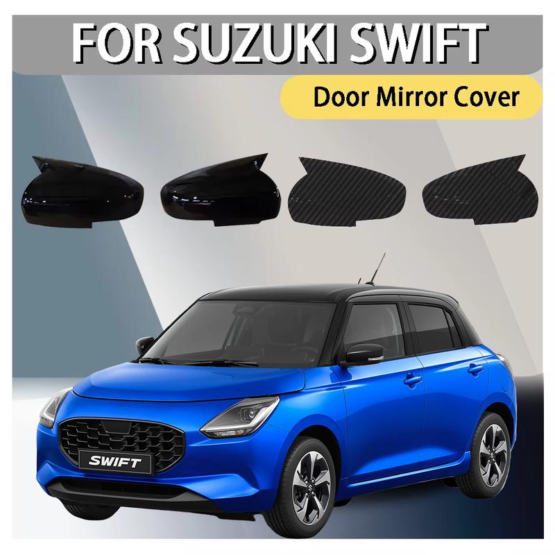 Car Decoration ABS Plastic Door Mirror Cover For Suzuki Swift 2018 - 2025 Car Rearview Accessories Car Upgrade