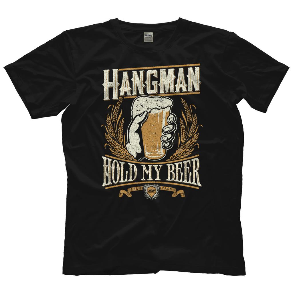 Hangman Adam Page - Hold My Beer AEW Official T-Shirt