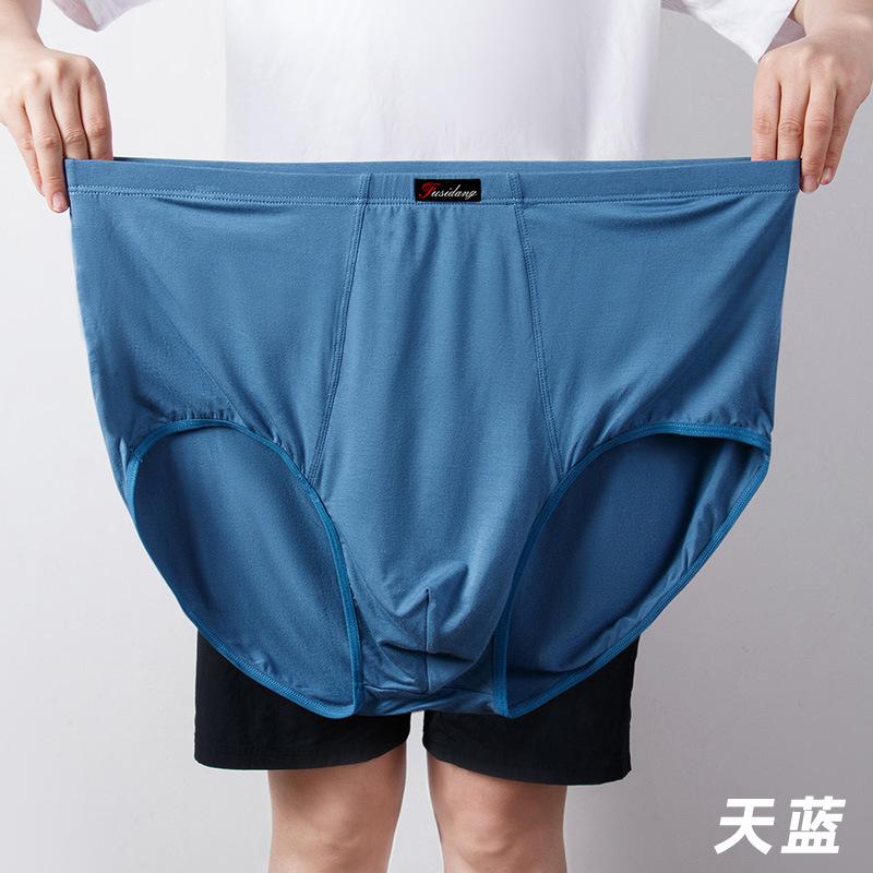 Men's Triangle Underwear High Waist Large Size Enlarged Middle-aged and Elderly Underwear