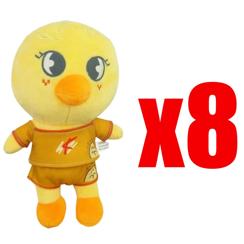 20cm Skzoo Plush Toys Stray Kids Cartoon Stuffed Animal Wolf Chan Plushies Doll Cute Companion Adults Fans Gift for Cuddly Fluffy Huggable Kawaii