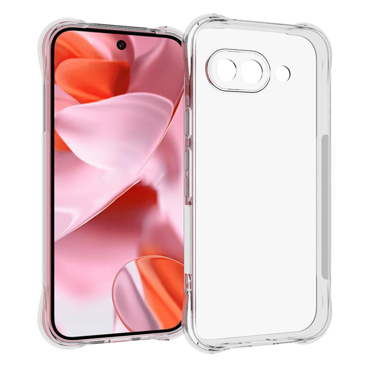 

TYMEI Чохол для Google Pixel 9a Чотири кути протиударний 1.5мм Прозорий чохол для телефону Type A