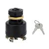 Car Boats 12V 3 Position Ignition Boats Motorcycle Ignition Starter Switches 3 Position with 2 Key Lock Starter Switches