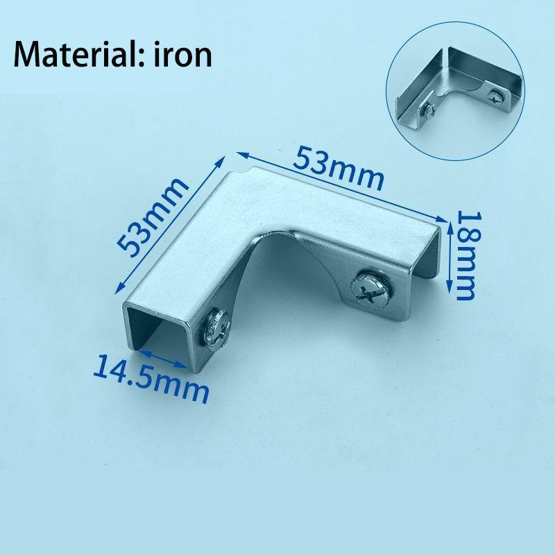 Glasklemmenbeschläge aus Edelstahl 304, rechtwinklige LT-Beschläge, Hardware-Befestigung