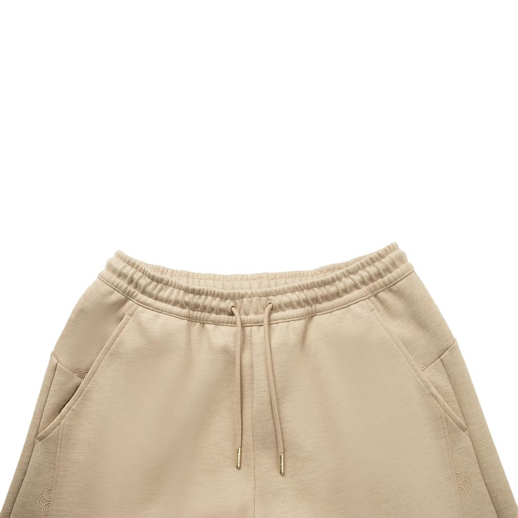 Li Ning Sports Trend Series Loose Logo Knitted Sweatpants Women Bottoms AKLV912-3