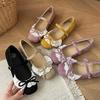 Fashion 2025 New Lace Edge Lefu Shoes Flat Fashion Spring and Autumn Ballet Shoes High Quality Women's Shoes