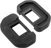 Set of 2 EB Compatible with Canon EOS DIGITAL 5D Mark 6D Mark EOS and Other Canon DSLR Includes a Hot Shoe Cover with a Spirit Eyepieces/Eyecups - II,