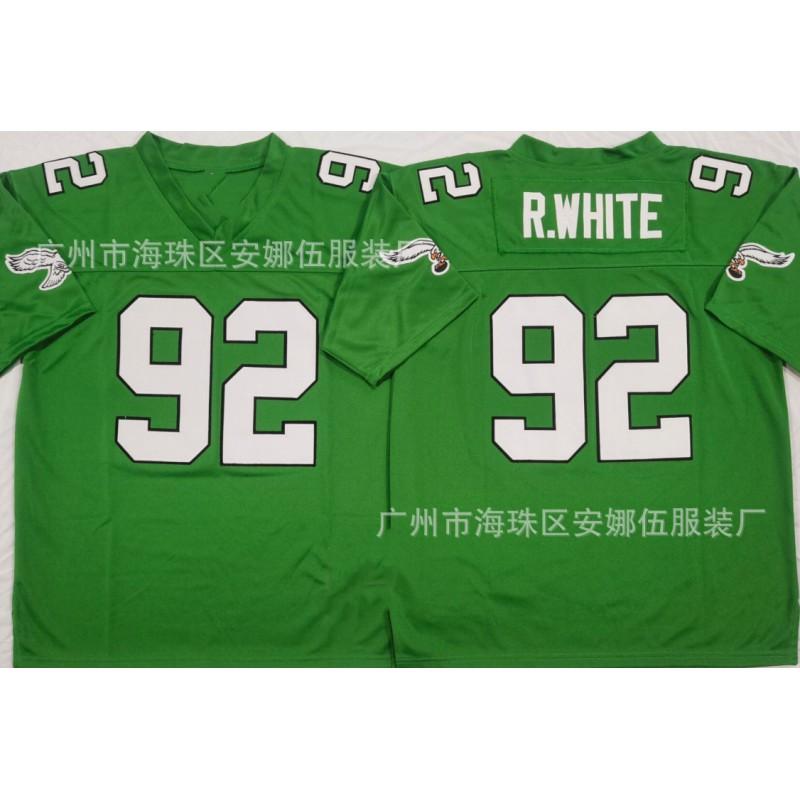 2026 Retro Embroidered Rugby Jersey Philadelphia Eagles 99 Team Sports Uniform Men Women