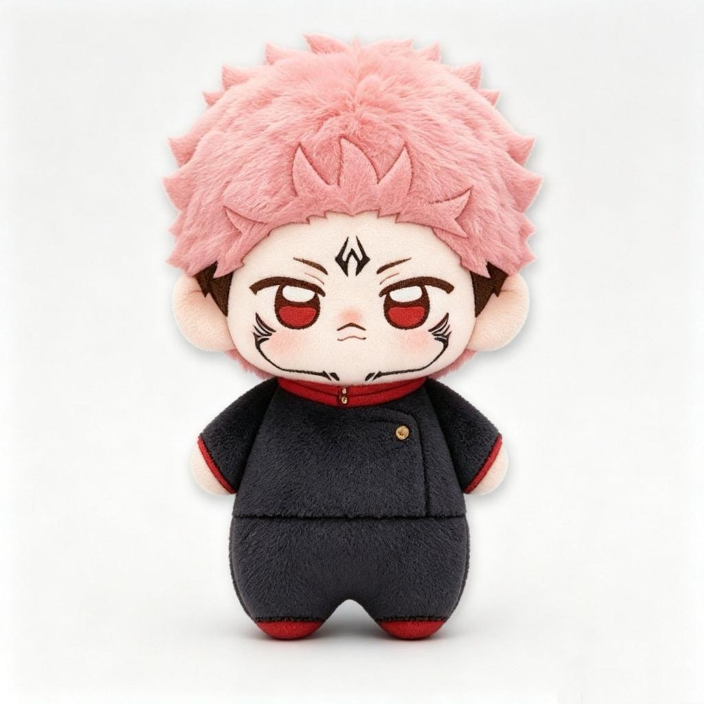 Anime Jujutsu Kaisen Peluche Ryomen Sukuna Gojo Satoru Nanami Kento Fushiguro Megumi Geto Suguru Peluche Kawaii Ciondolo Regalo per Fan