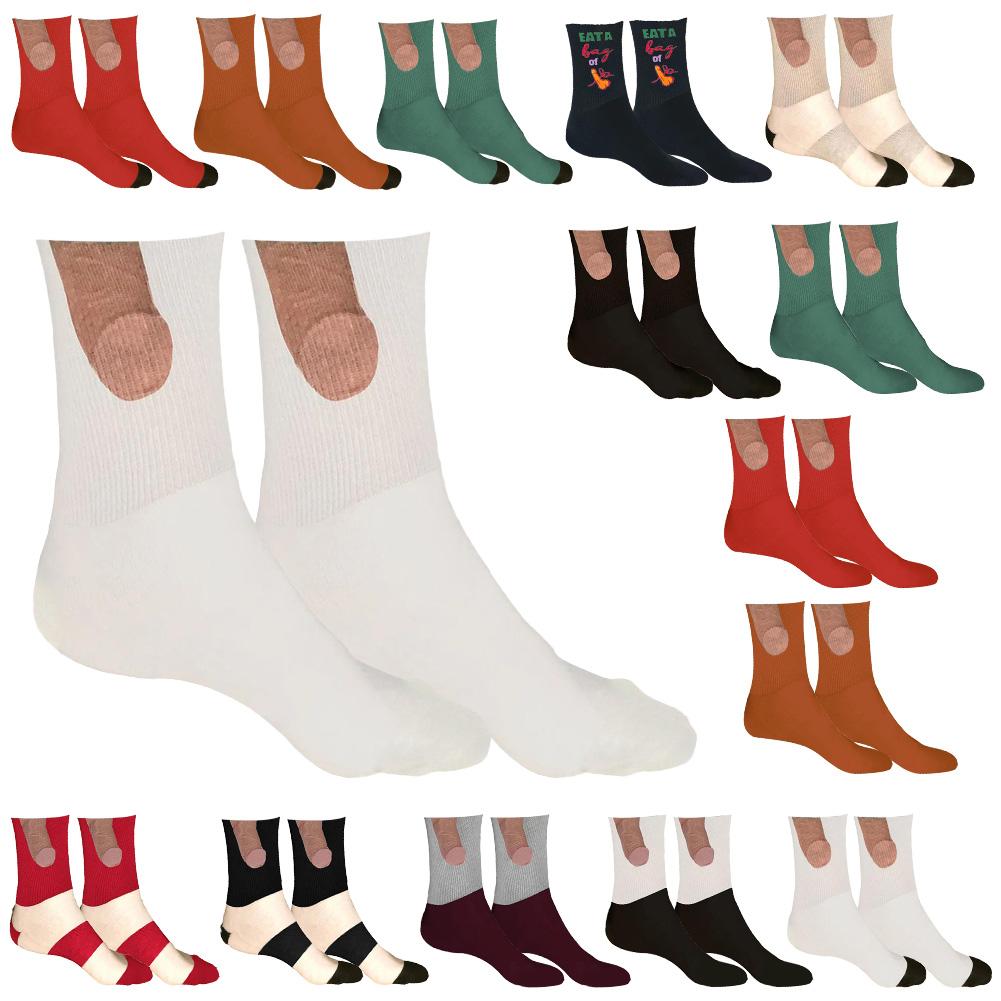 Chaussettes Humour 70 Ans Né En 1955 - Bâillon Cadeau Original - Homme - Noires