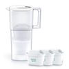 Brita Water Purifier Pot Type Filtration Capacity 1.15L (total 2.2L) 3 Requeli Maxtra Pro Cartridges Included Fits Refrigerator Compact Single Living