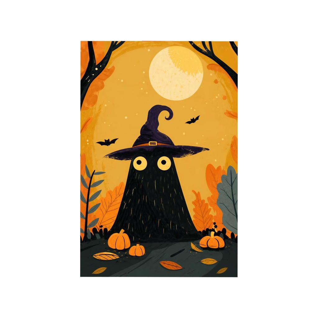 Set de Tarjetas de Felicitación de Halloween con Sobres Diseño Lindo de Calabaza