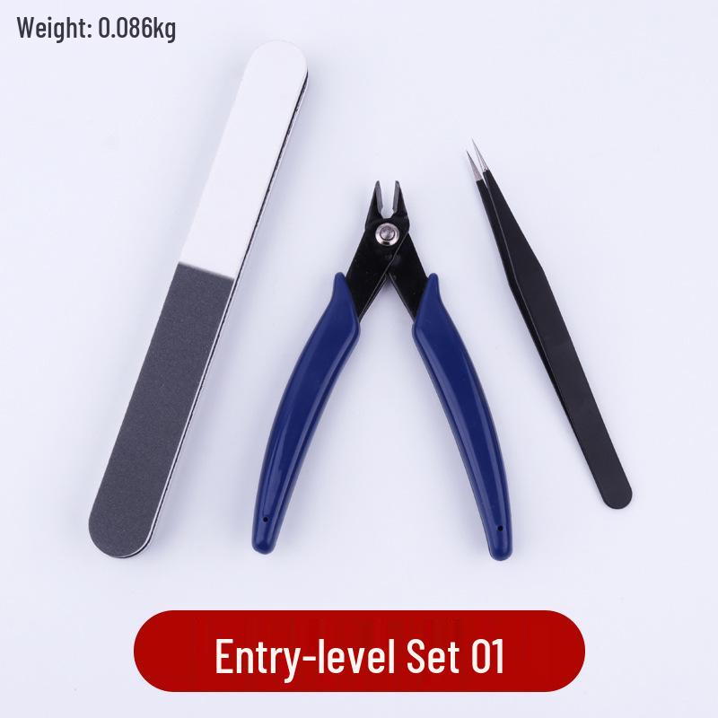 Beginner 3-Piece Gundam Model Assembly & Sanding Tool Set