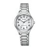 [CITIZEN] Watch REGUNO (Radio Solar/Waterproof/Ladies) KS1-210-21 Solar Tech Simple Business Watch Metal Arabic Numerals Luminous Radio Watch Date