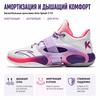 Anta Vandens Gėlė 5 V2 Thompson Atšokimas Helovinas Smūgio Sugėrimas Kvėpuojantys Vidutinio Aukščio Krepšinio Batai Vyrams Krepšinio Batai Baltai Violetiniai 112341108-4