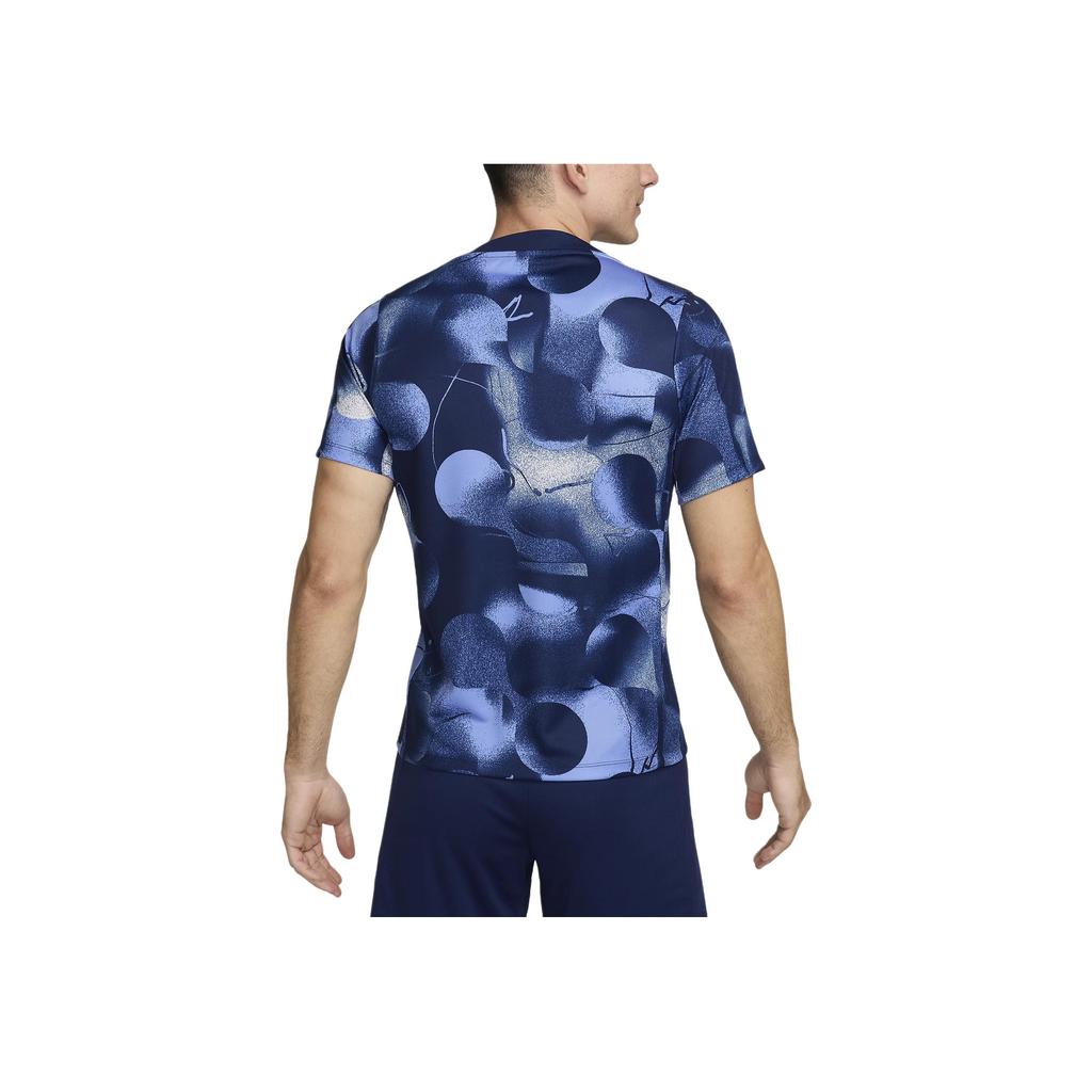 Nike Tottenham Hotspur Academy Pro Pullover Round Neck Slim Fit All Over Print Vintage Short Sleeve Football Shirt Men tops FN9664-425