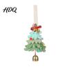Festive Tabletop Centerpieces Mini Pipe Cleaner Christmas Tree Ornament Handmade Chenille Stem Xmas Miniature Gifts Craft with Bells Holiday Hanging