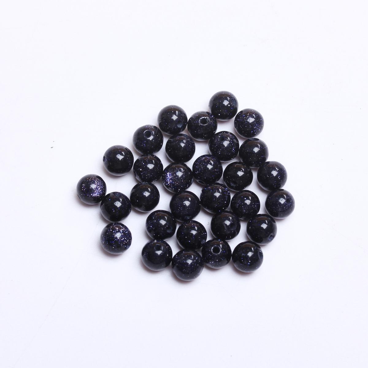 

Горячая распродажа DIY Круглый натуральный синий песчаный камень для ожерелья браслет 4 6 8 10 12 мм бусины изготовление ювелирных изделий распорные бусины 6mm about 30Pcs