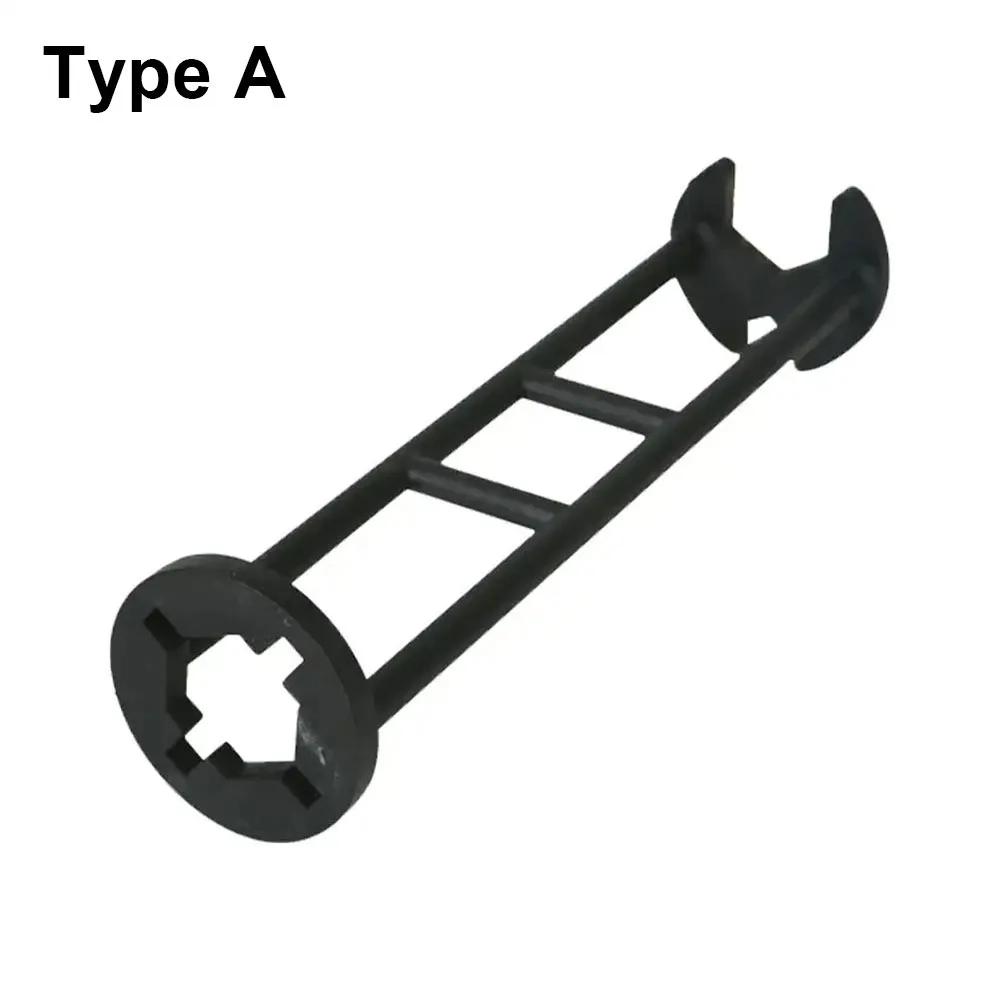 

1Pcs Four-Jaw Hex Faucet Wrench 7 Sizes Universal Plumbers Wrench Tightening Steel Sink Repair Wrench