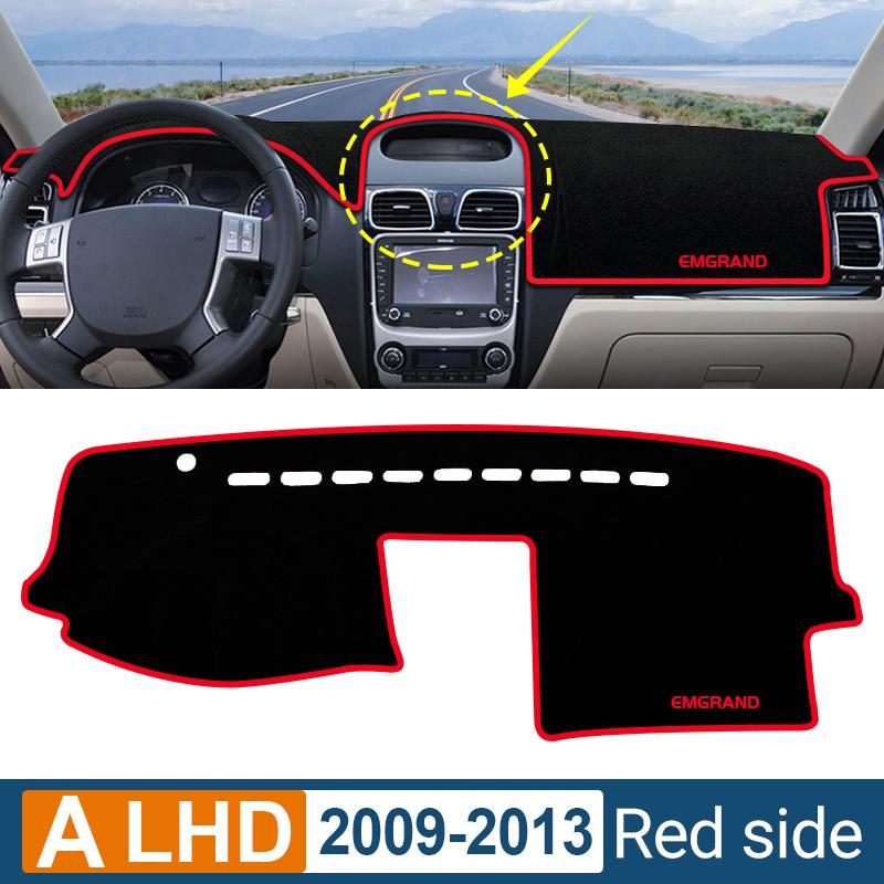 Accesorii auto pentru Geely Emgrand EC7 EC715 EC718 2009 2010 2011 2012 2013 2014 2015 2016 Husa bordului Evitați panoul luminos