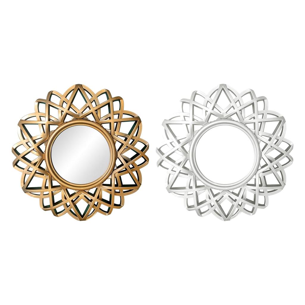 Nordic Wall Hanging Mirror Round Makeup Mirror for Entryway Hallway Background Bedroom