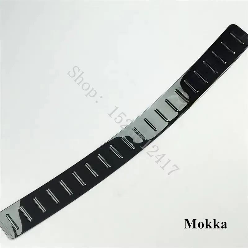 For Opel Mokka Vauxhall Mokka X 2012 2013 2014~ Stainless steel Rear Bumper Protector Sill Rear boot guard Trim Accessories