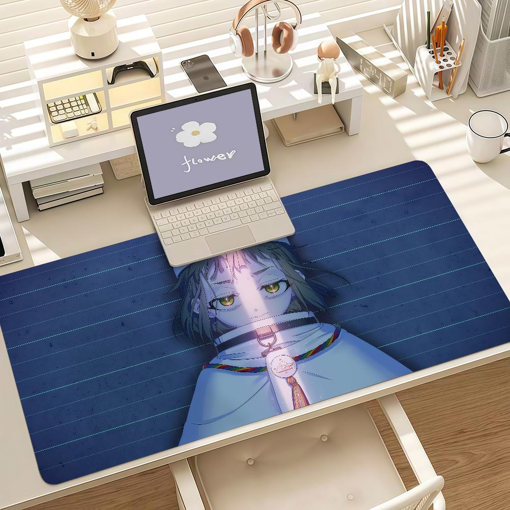 Virtual Idols MMilgram Amane Mouse Pad Anti Slip Rubber Edge Locked Thickened Laptop Gaming Desk Mat