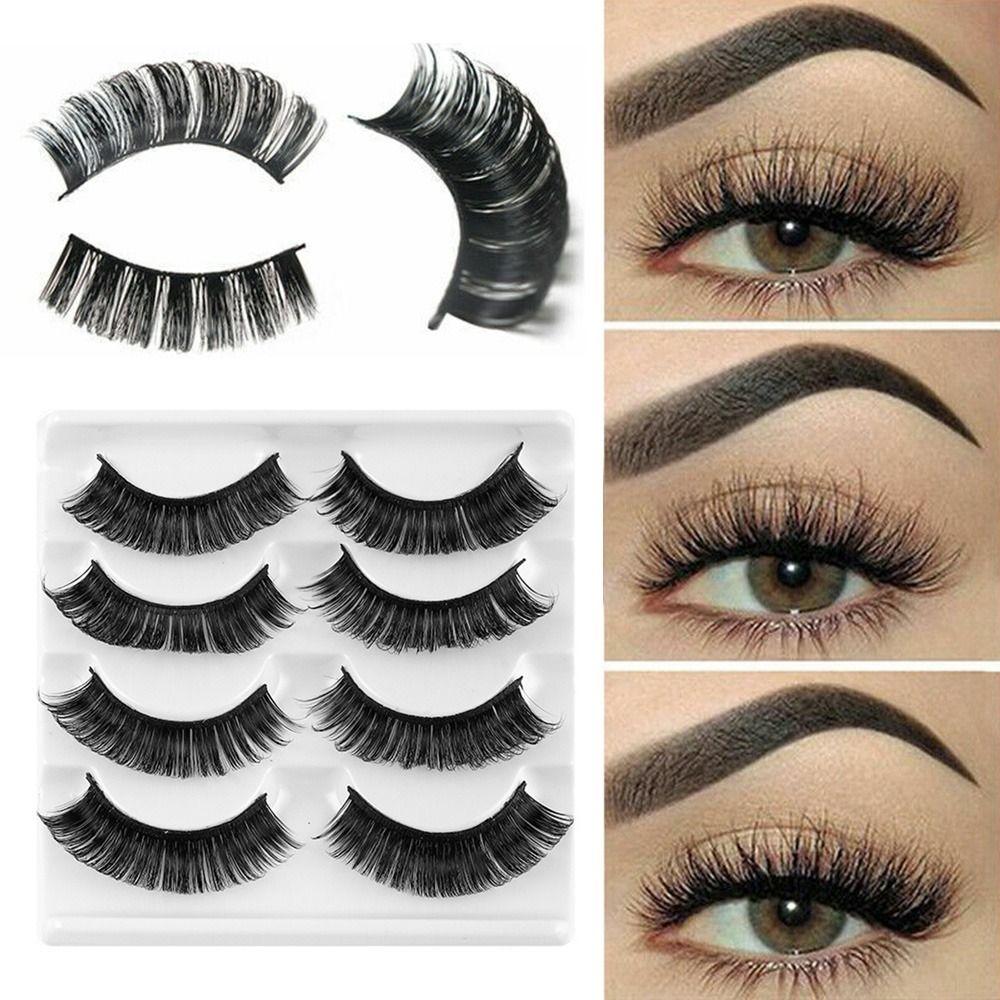 

Long Fluffy Multilayers Faux Mink Hair Shiny eyelashes Russian False Eyelashes Eye Lash Extension