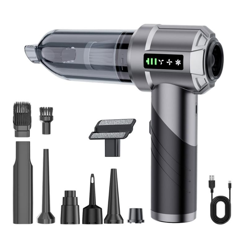 Practical Wireless Car Vacuum Cleaner with 90 Degree Flexible Handle & Removable Filter Suitable for Auto Interior Care