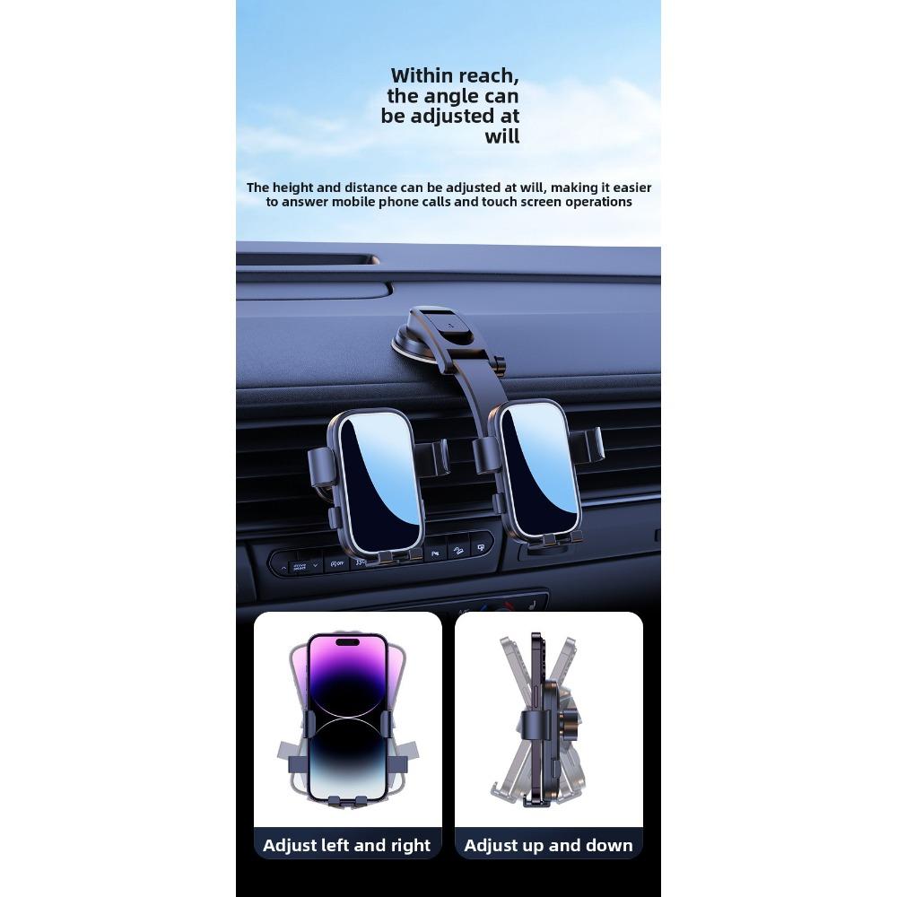 New Car Phone Holder Dashboard Suction Cup Mount Navigation Bracket Air Vent Phone Stand for Car