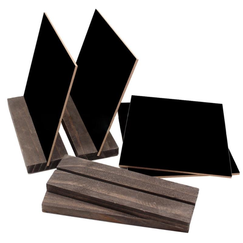 8Pcs Small Chalkboards with Wood Stand Double Sided Message Board Sign Table Number Food Sign for Wedding Party