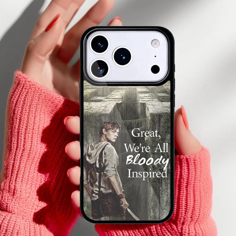 Maze Runner S Phone Case for iPhone 17 16 15 14 13 Pro Max Back Cover for 12 11 Pro Coque