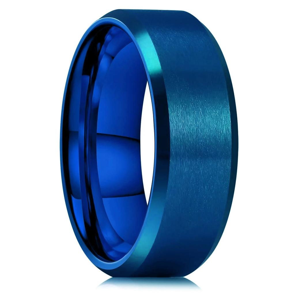 Mode 8mm Lila Edelstahl Ringe Für Männer Frauen Inlay Bunte Abalone Shell Ringe Männer Hochzeit Band Schmuck