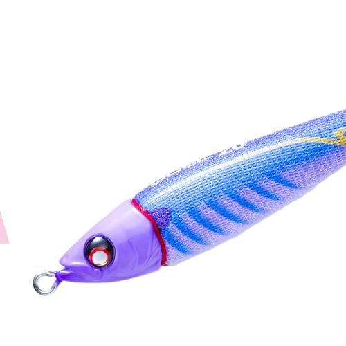 DUEL EZ Bait Metal Squid Jig Size 30 Weight 114g Luminous Green Orange Metal Sutte Lure