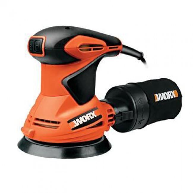 Ponceuse Orbitale Électrique WORX WX652.1 - Contrôle Variable De La Vitesse - Design Ergonomique - 300W