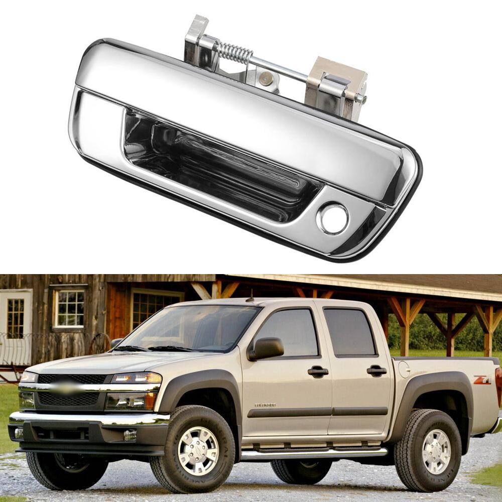 Suitable for Chevrolet Colorado 2004-2014 GMC Canyon 2004-2012 Chrome Car Rear Door Truck Handle Exterior Tailgate Handle