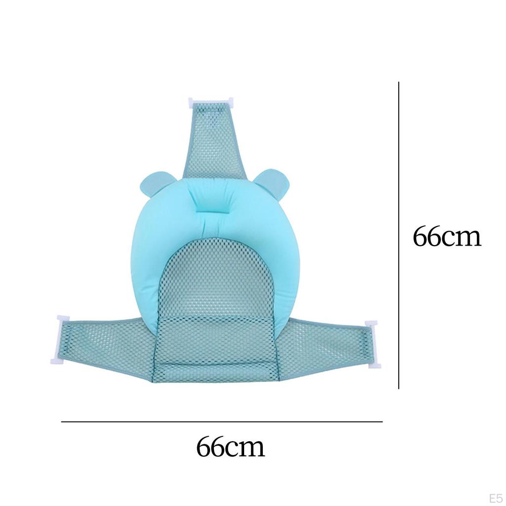 Tapis de bain pour bébé Siège de support pour nourrisson Baignoire flottante pour 0-12 mois