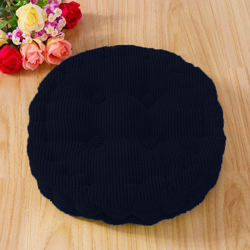 Luxurious Round Corduroy Chair Pad Cushion For Patio Car Office And Sofa